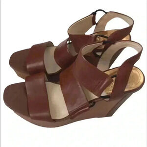 Vince Camuto Wedge Platform Strappy Sandals Size 8